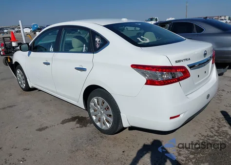 2015 Nissan Sentra Sv из США, поврежденный, VIN 3N1AB7AP9FY326044
